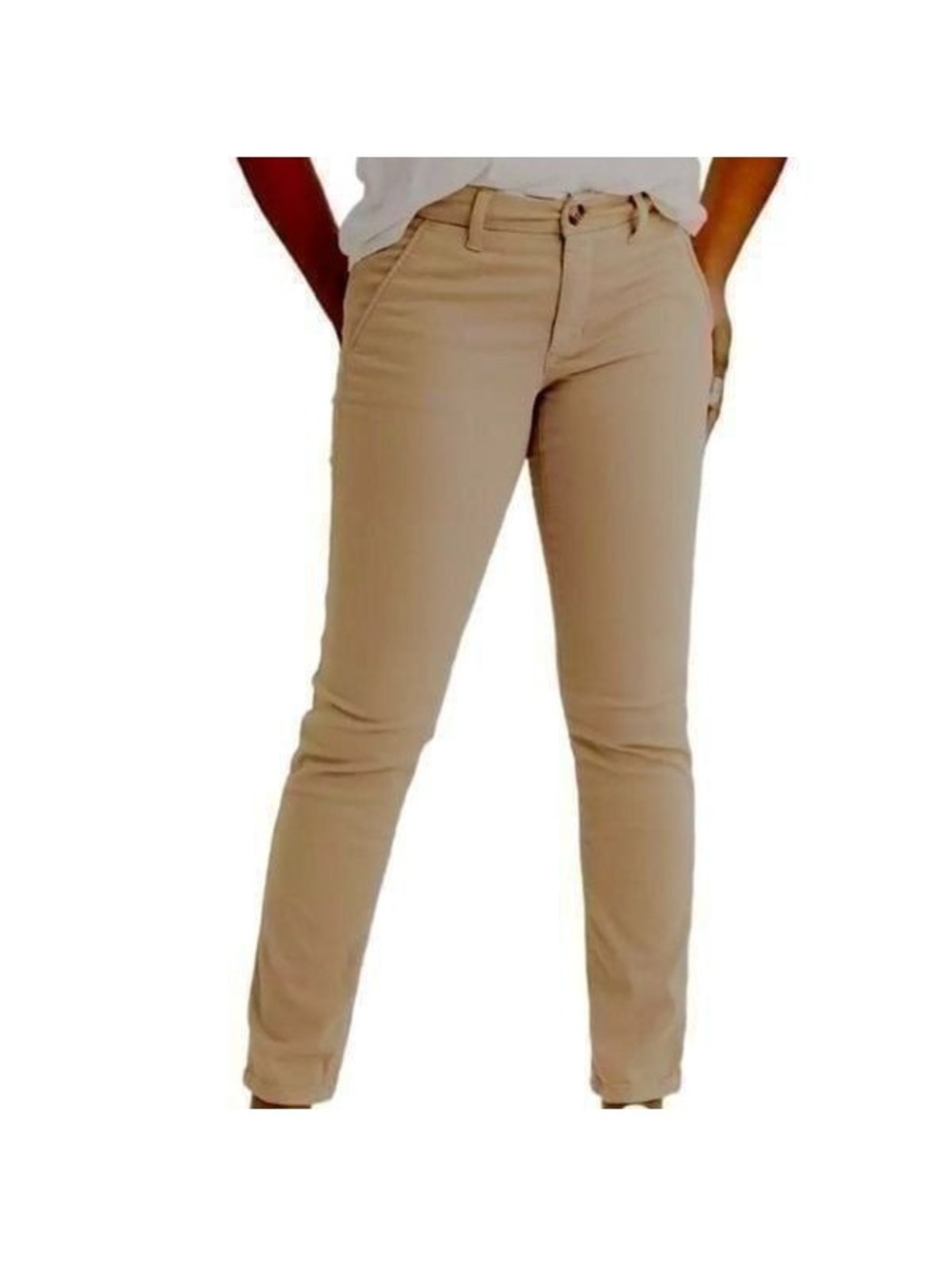 American Apparel Khaki Skinny Jeans